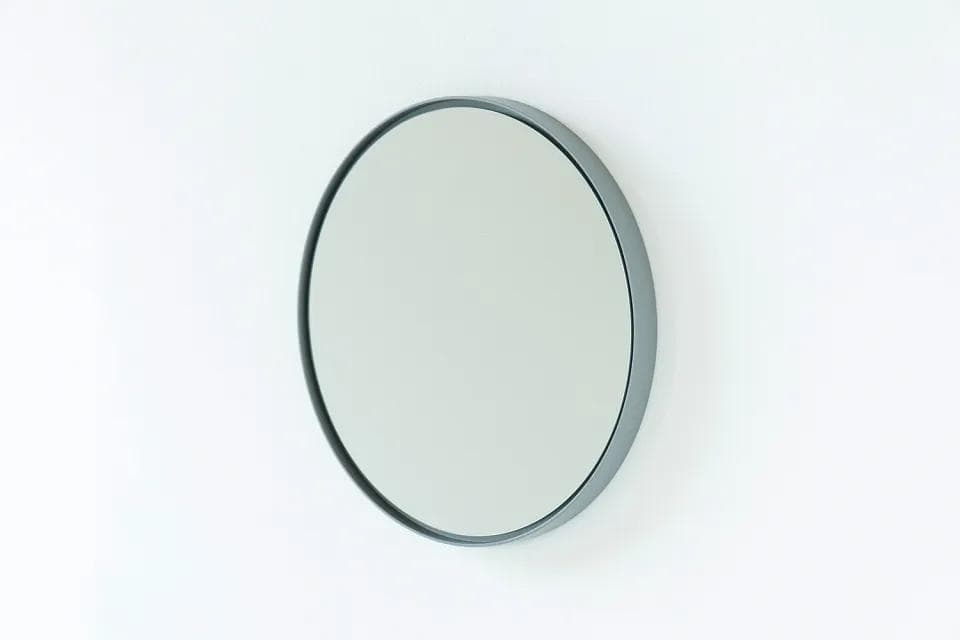 SEKISAKA セキサカ ミラー 円鏡 丸鏡 鏡 壁掛け ミラー 丸 丸い 楕円 ウォールミラー 木製 フレーム 漆