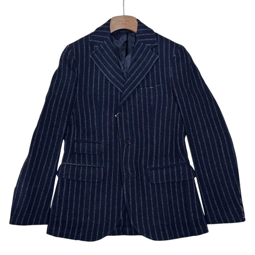新品★ サルバトーレピッコロ ストライプ ジャケット イタリア製 定価16万円 Salvatore Piccolo（サルヴァトーレ ピッコロ）｜【SALE】Salvatore