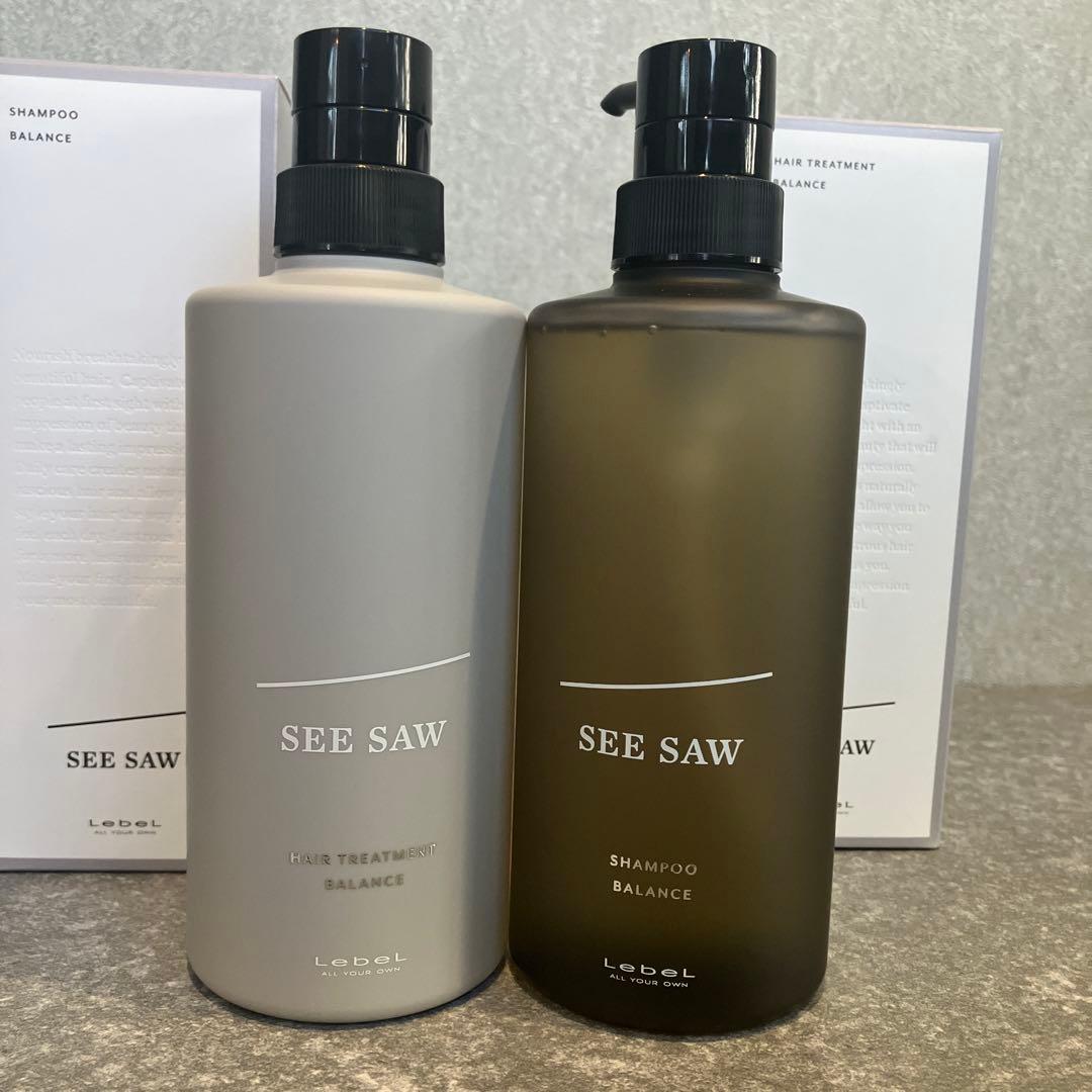 ルベルSEE SAW シャンプー&トリートメント 試してみた】LebeL SEE/SAW ヘア＆スキャルプシャンプー/ヘア