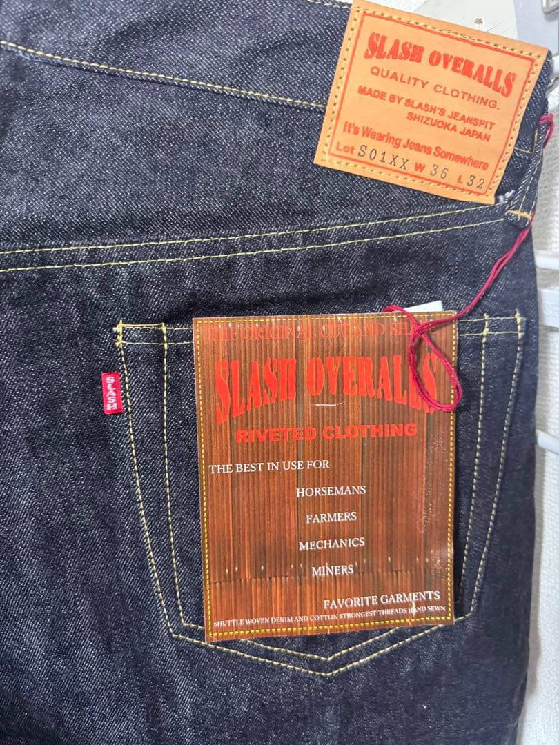 SLASH OVERALLS S01XX 最初期 最高レベル 大戦モデル W36 - メルカリ