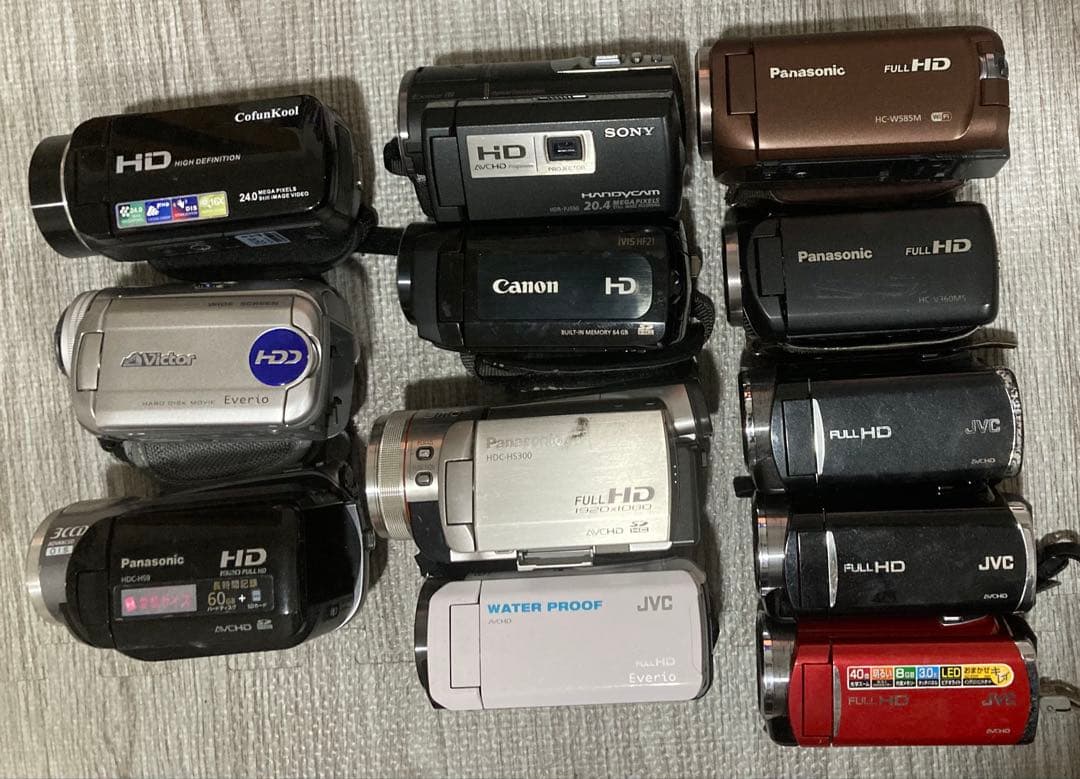 ビデオカメラ12台まとめ売り　※動作未確認 Yahoo!オークション - 「ジャンク」ソニー (デジタルビデオカメラ) の