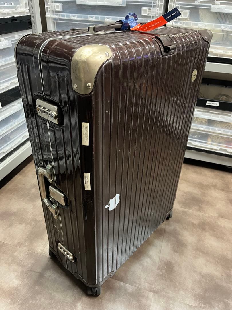 RIMOWA ルフトハンザコラボモデル ブラウン キャリーケース TSAロック RIMOWA リモワ SALSA AIR サルサエアー 34L 機内持ち込み 4輪 TSA
