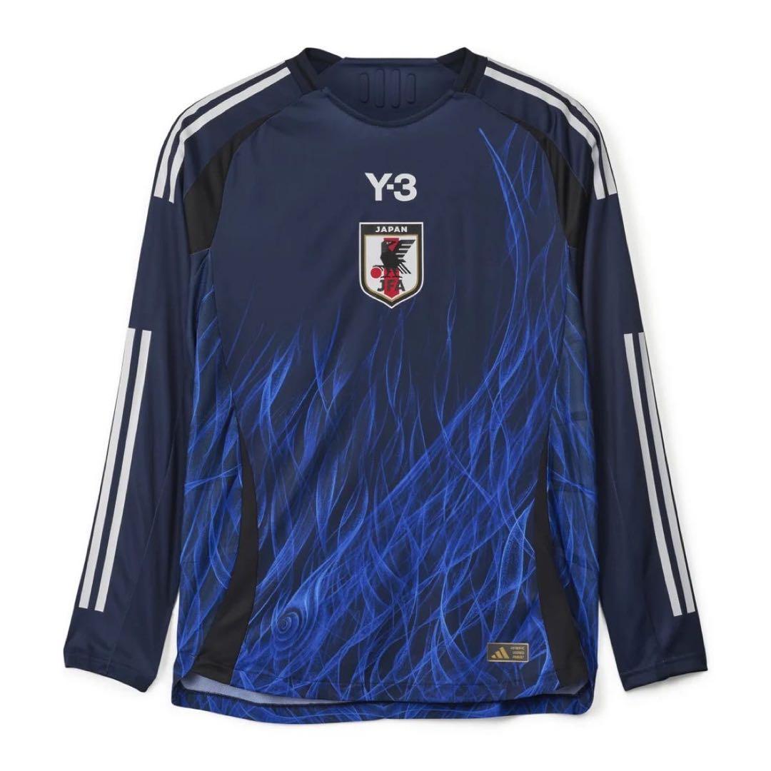 正規品 Y-3 日本代表 オーセンティック 長袖 ユニホーム Lサイズ Y-3 サッカー日本代表 2024 ホーム オーセンティック ユニフォーム