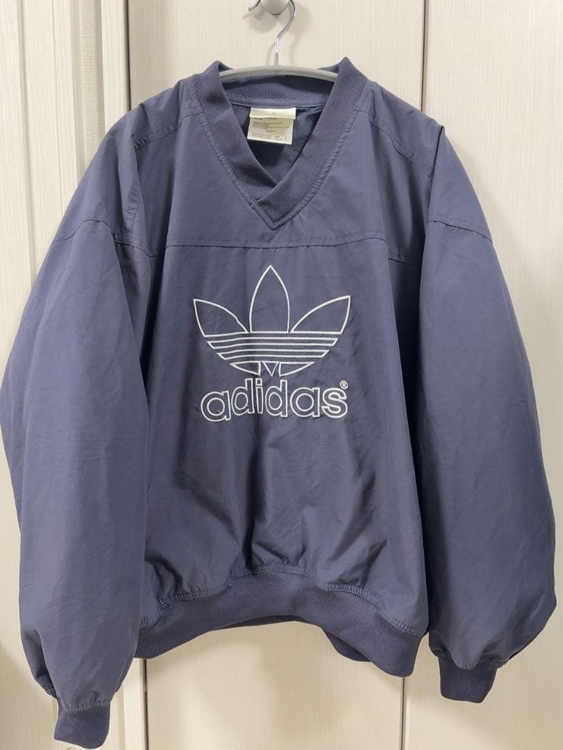 や*ま様 90sアディダス プルオーバー ナイロンジャケット adidas（アディダス）の「【ヴィンテージ古着】90's adidas/アディダス