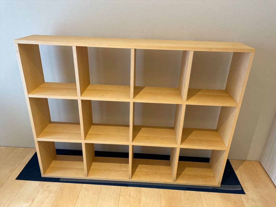 美品 杉工場 国産 日本製 木と風 シェルフ 1420 maple 本棚 家具 木と風 シェルフ 1420 – maple - 杉工場