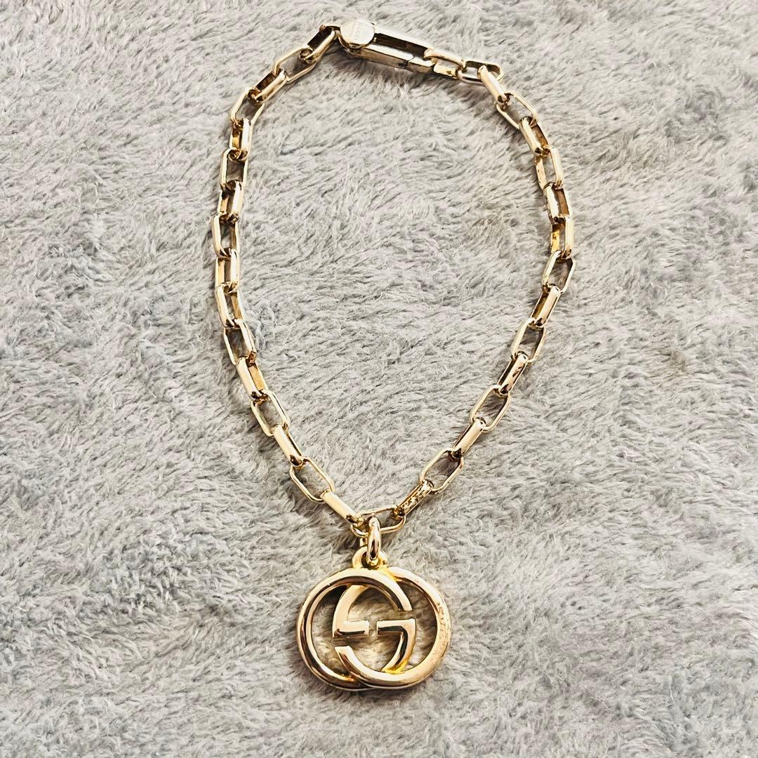 GUCCI グッチ　SV925 GG ロゴ　ブレスレット　アクセサリー GUCCI（グッチ） グッチロゴ シルバー チェーン ブレスレット AG925
