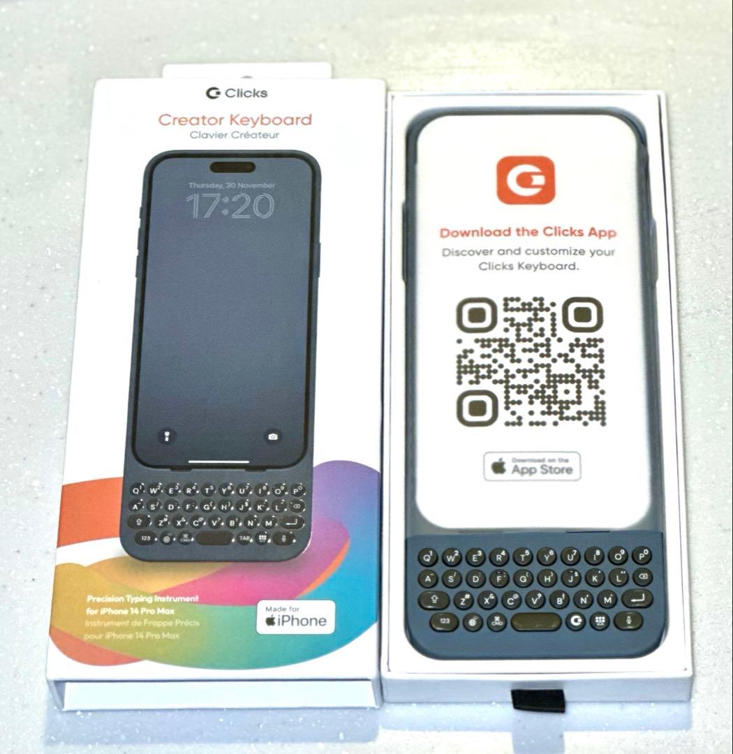 スマホアクセサリー Clicks creators Keyboard iPhone14ProMax Amazon.co.jp: iPhone 14 Pro Max用クリックキーボード – プレミアム