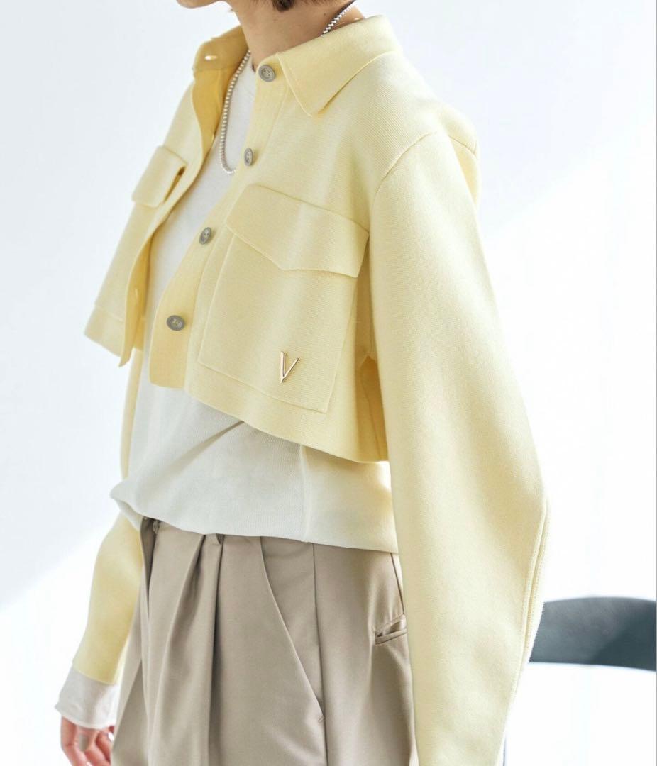 値下げ可！venit/ヴェニット　IENA　ミラノリブジャケット　イエロー ブランド衣類買取強化中】venit（ヴェニット）ミラノリブジャケット