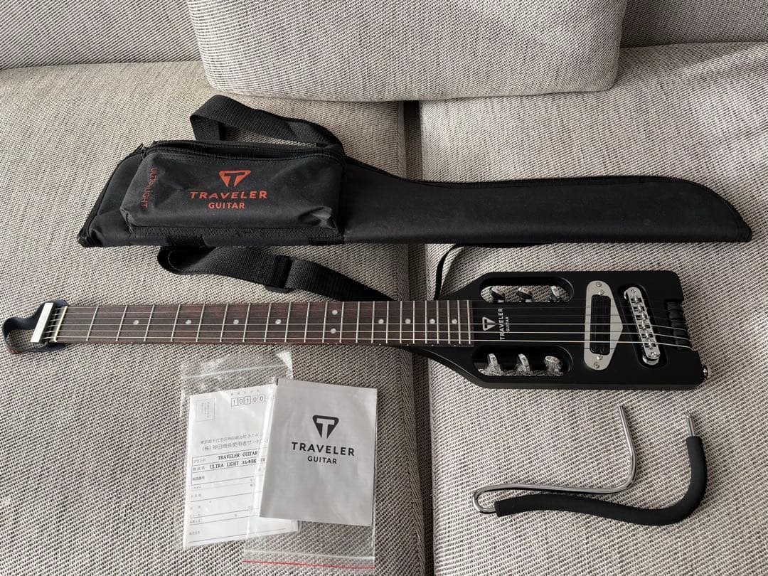 ギター TRAVELER GUITAR Ultra-Light Electric Bk Traveler Guitar Ultra-Light Electric - Matte Black | Sweetwater