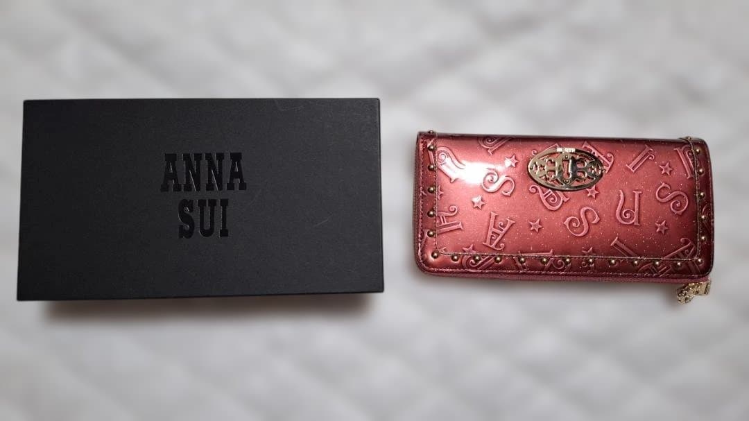 新品未使用 ANNA SUI 長財布 ANNA SUI（アナスイ） 長財布 財布 セルパン ラウンドファスナー長財布