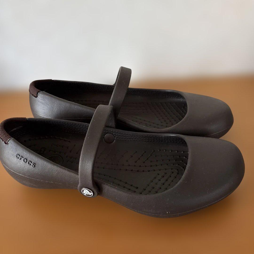 【廃盤品】クロックス crocks アリスワーク ALICE WORK W6 未使用 crocs クロックス アリスワーク W6パープル 廃盤品 フラット