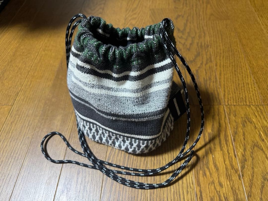 NEIGHBORHOOD ストライプ柄 巾着袋 再入荷予定有!巾着 巾着袋 手提げ キッズ ジュニア かばん カバン 袋