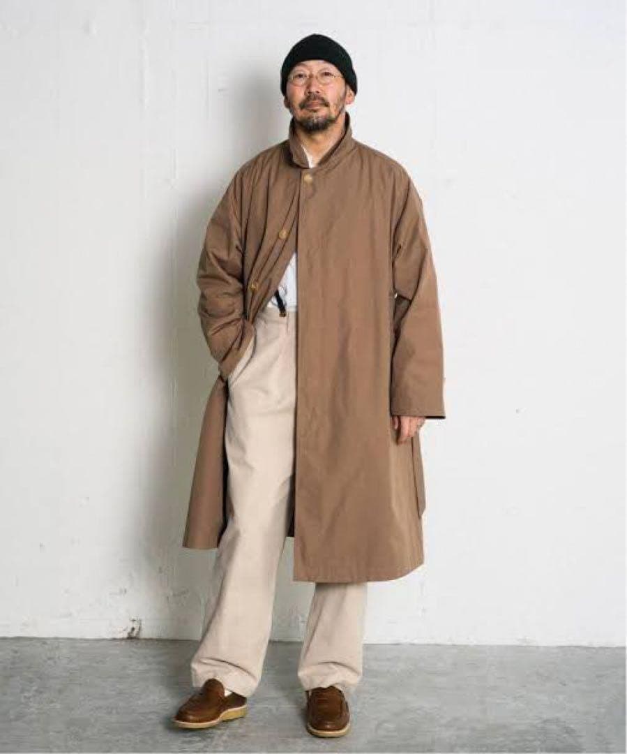 【新品未使用タグ付】レショップ/エルイー　無双仕立てバルカラーコート 11498-1416-