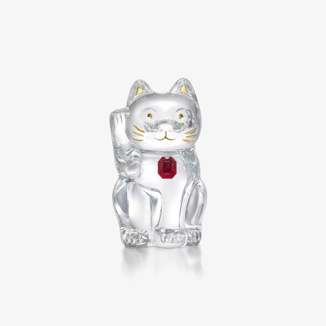 新品未開封　バカラ　まねき猫 レッドオクトゴン まねき猫 レッドオクトゴン | バカラ 日本