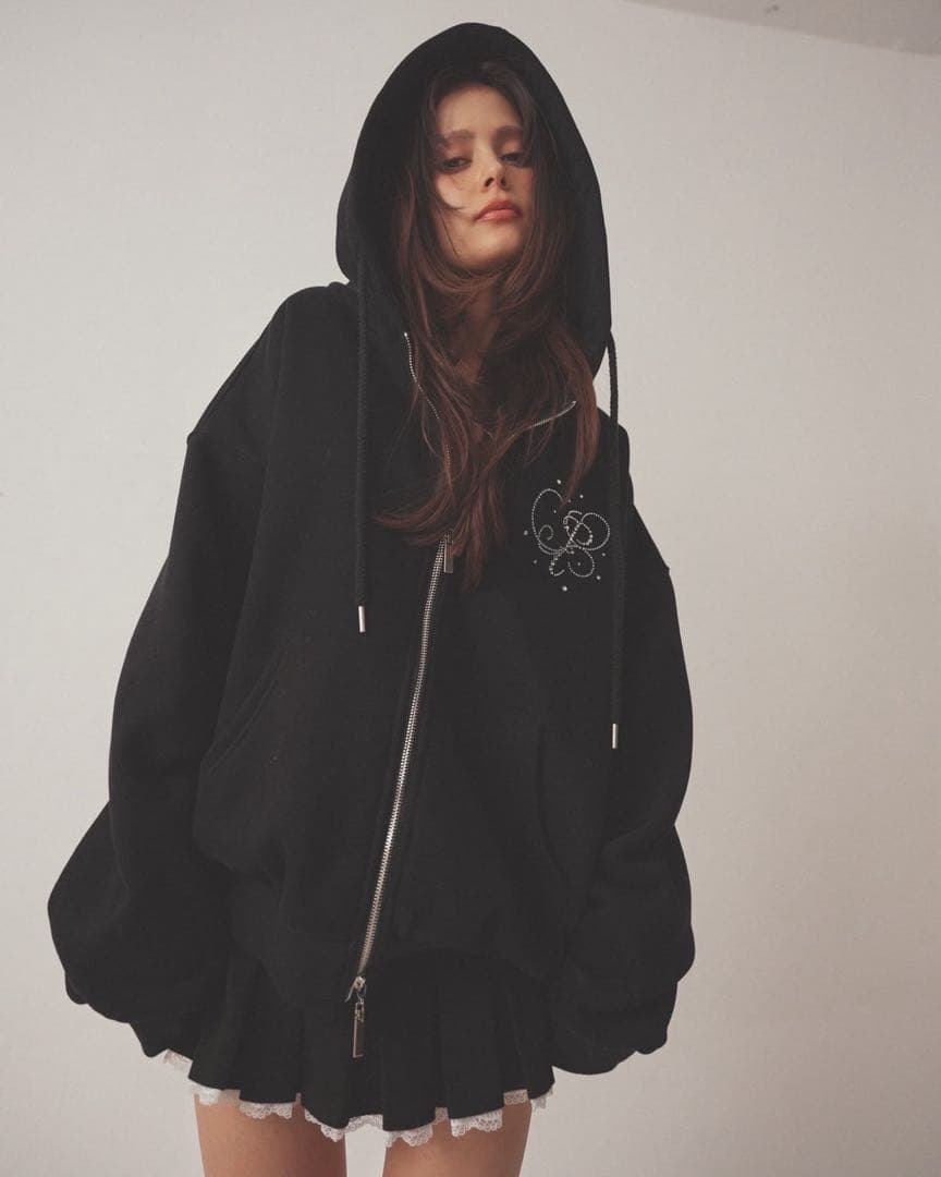 トップス pellicule motif stone big PK black motif stone big PK｜PELLICULE | ぺリキュール