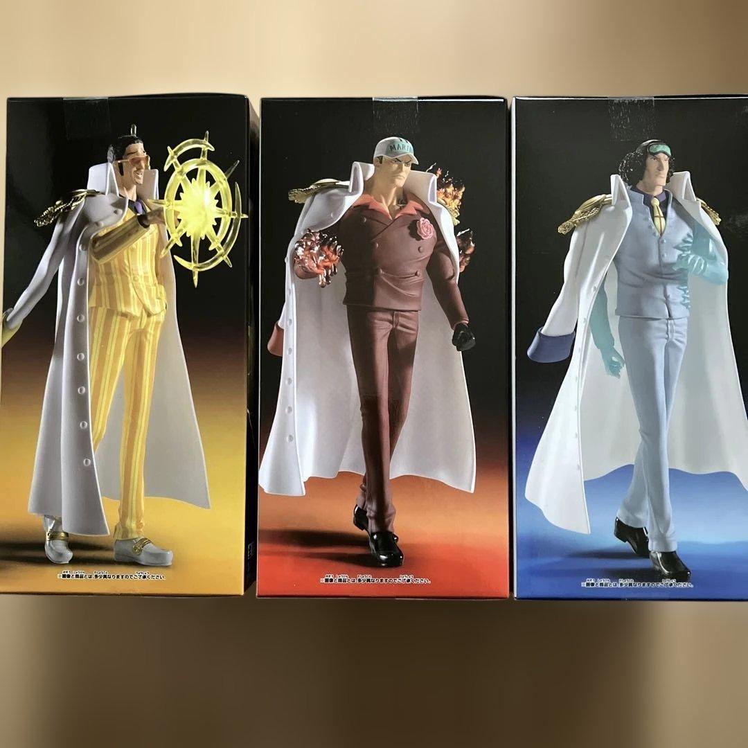 ONEPIECE THE出航 LOGIA フィギュア 黄猿 赤犬 青雉 ロギア - メルカリ