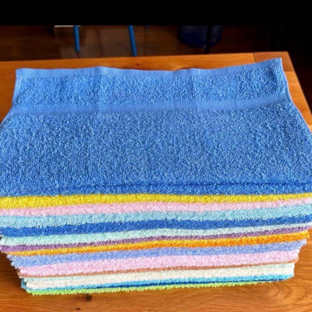 ゆあこは！日本製！泉州タオルカラータオル少々難あり120枚 泉州タオル バスタオル セット タオル 5枚 日本製 デイリータオル 約60