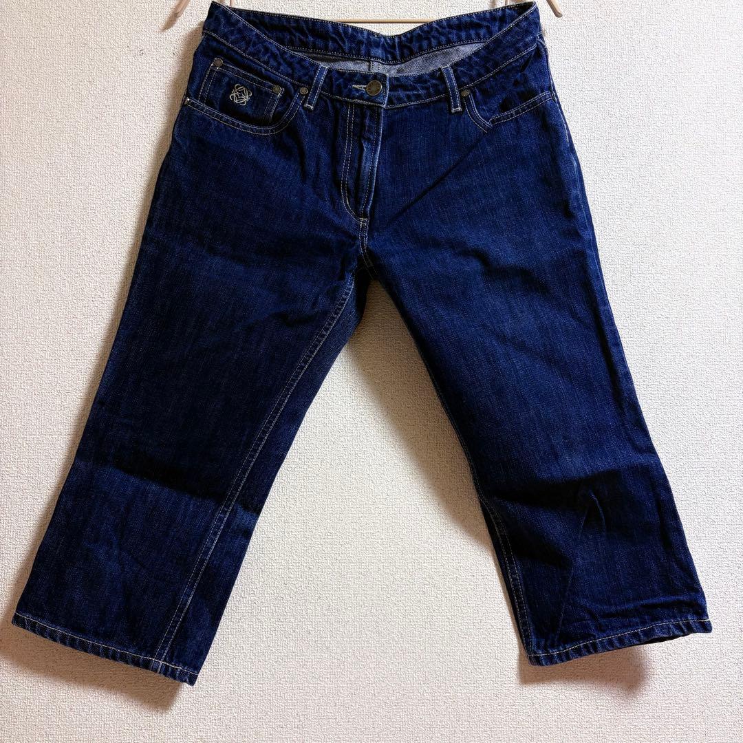 LOEWE 七分丈デニム LOEWE Anagram Denim Shorts | Saks Fifth Avenue