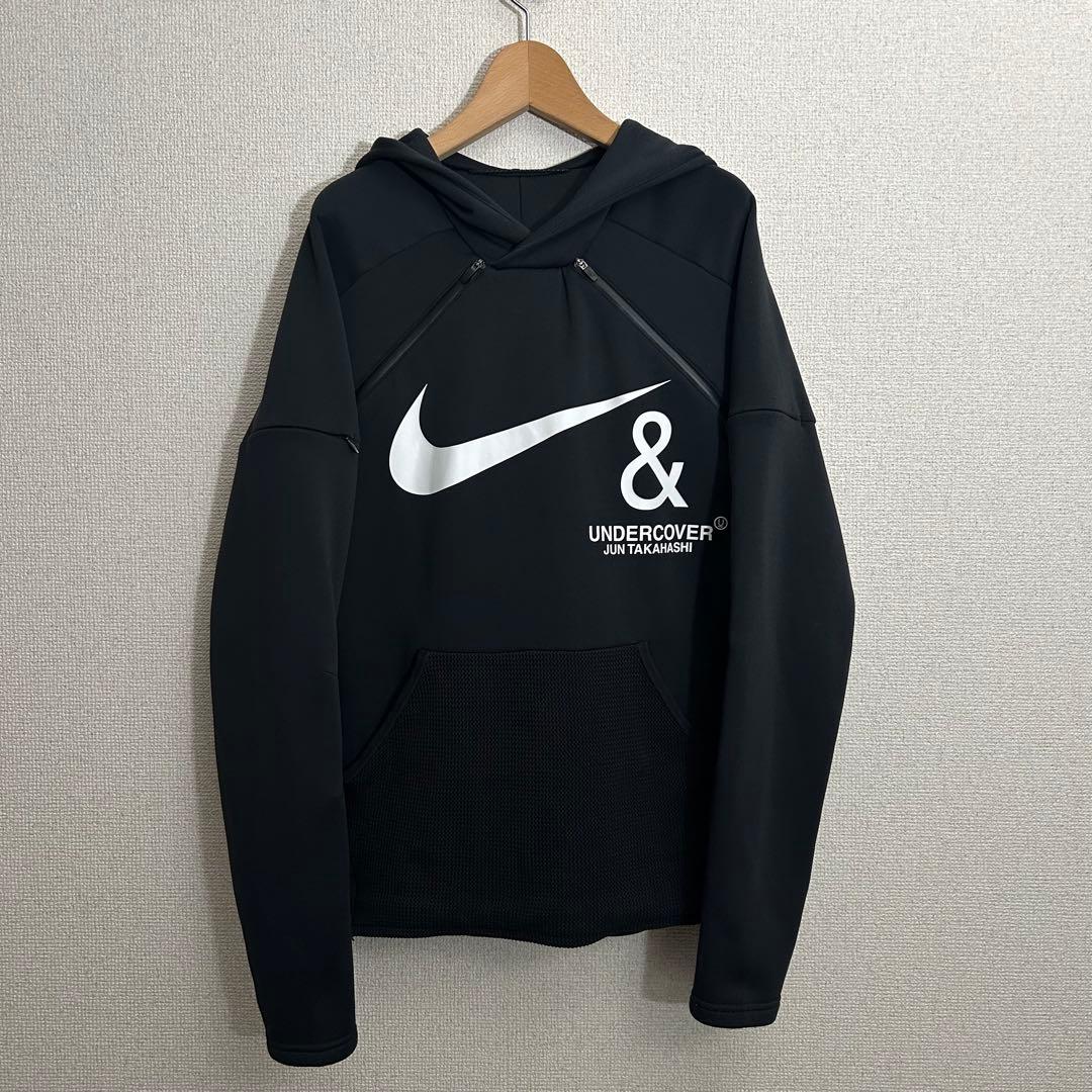 NIKE UNDERCOVER パーカー CHAOS BALANCE 黒 L Nike X Undercover Chaos Balance Long Sleeve Shirt Sz L new with