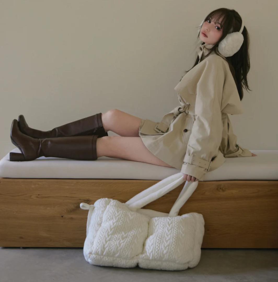 バッグ ANDMARY AM1624 Mary quilting knit bag ANDMARY】Mary quilting knit bag