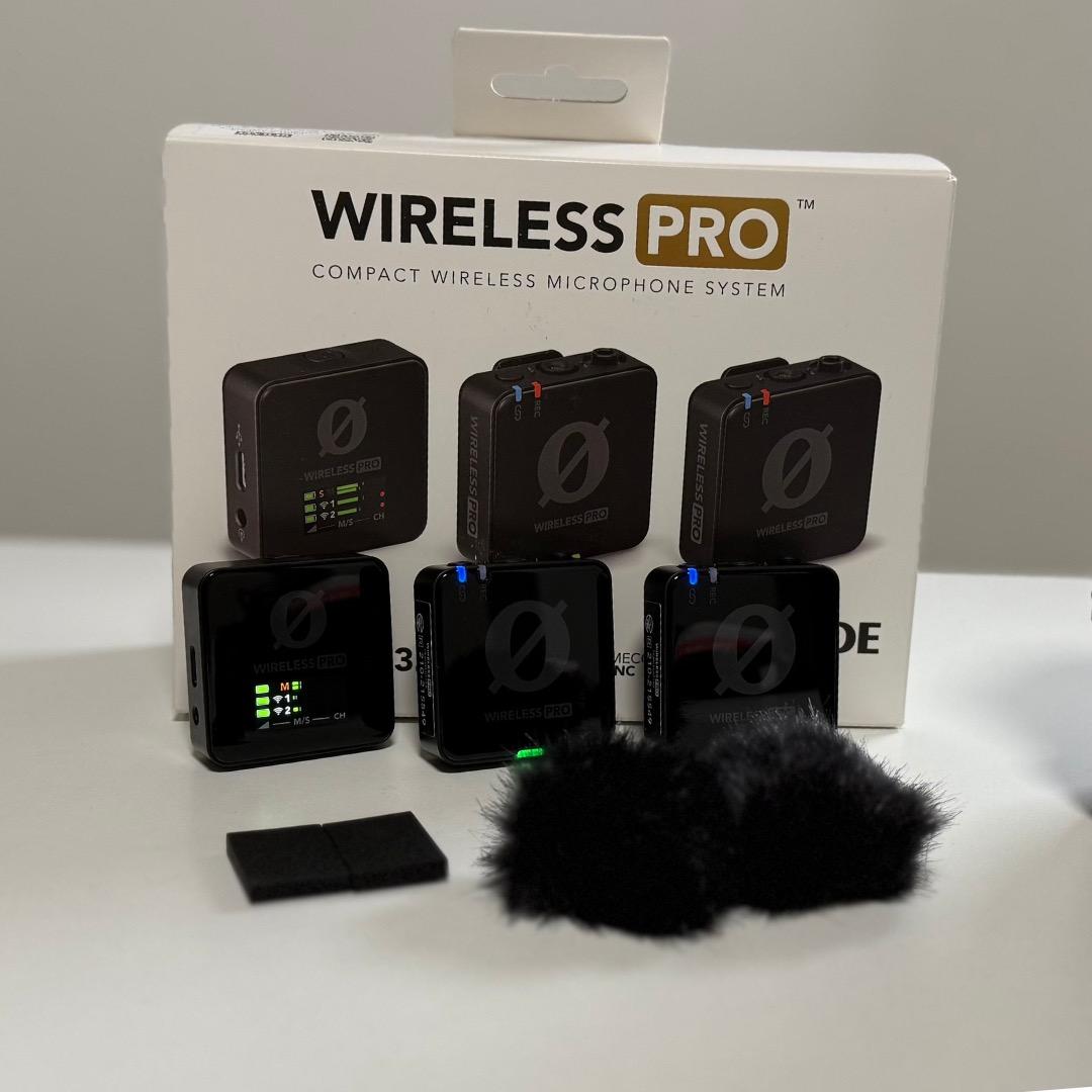 【美品】RODE Wireless PRO【期間限定　割引価格】 RODE Wireless PRO | ポケットサイズの超小型ワイヤレスマイクシステム