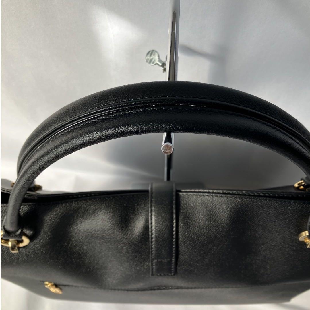 新品未使用 濱野皮革工藝 HAMANO グレースディライトトート 黒 高市