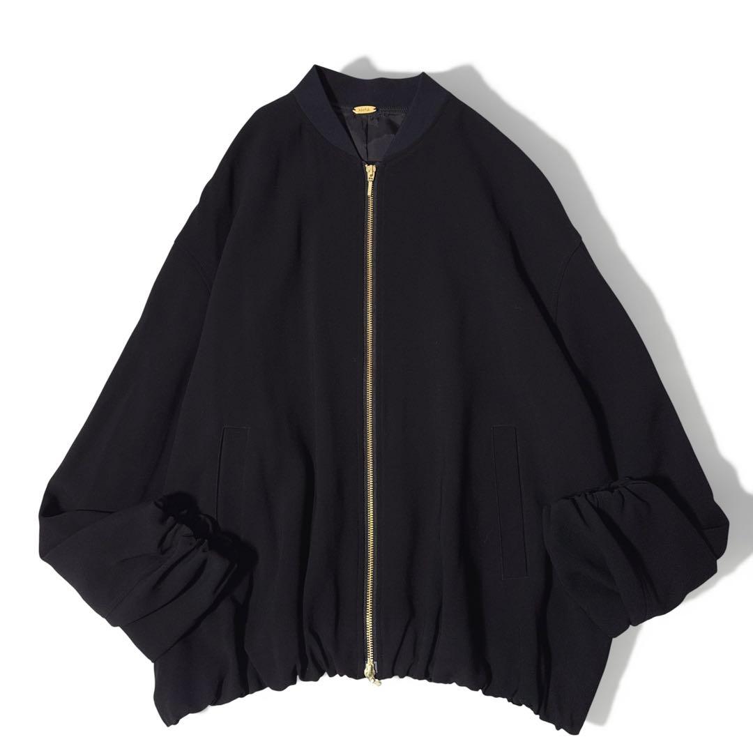 極美品✨️24AW　ドゥーズィエムクラス　Light ダブルクロス ブルゾン　黒 Light ダブルクロス ブルゾン（その他ブルゾン／アウター）｜Deuxieme