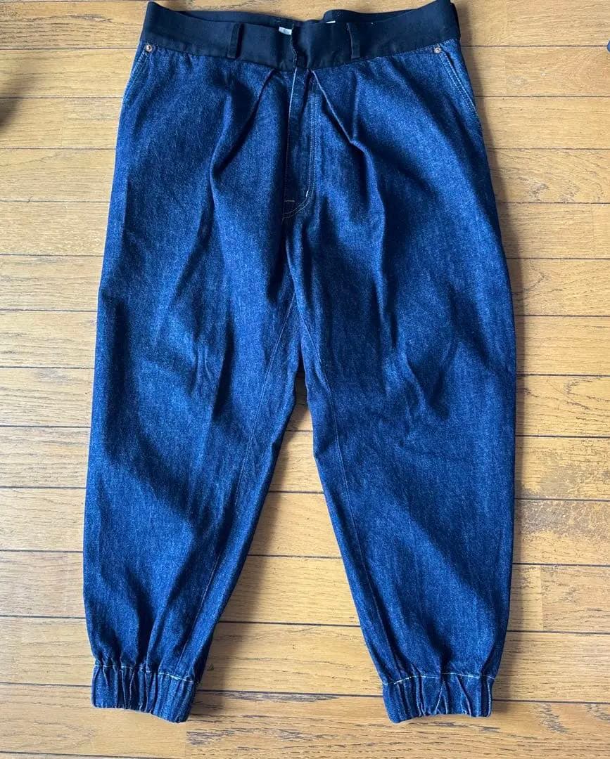 GARYU ダークデニム サルエルパンツ Mサイズ GARYU ダークデニム サルエルパンツ Mサイズ GARYU ダークデニム