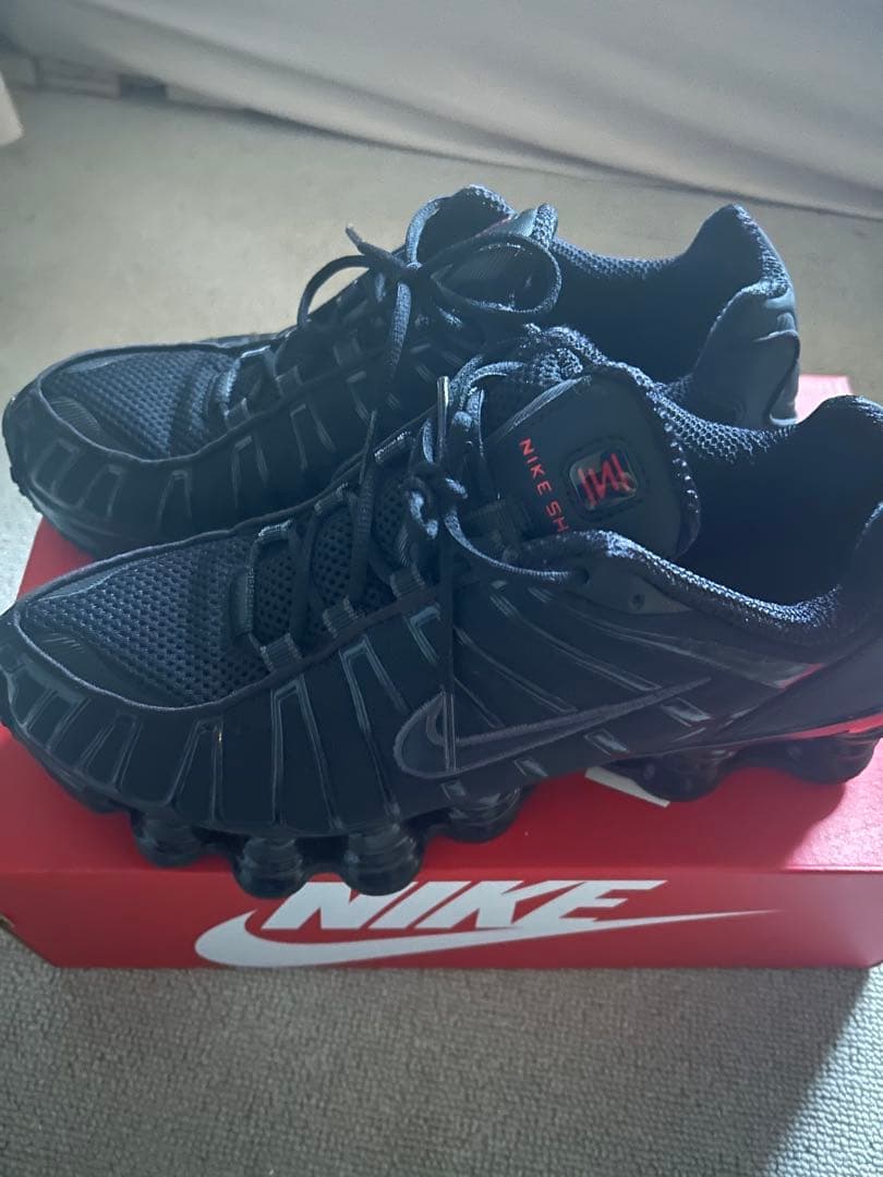 t*x様 NIKEshoes SHOX TL BLACK ナイキ NIKE ウィメンズ ショックス TL スニーカー メンズ レディース