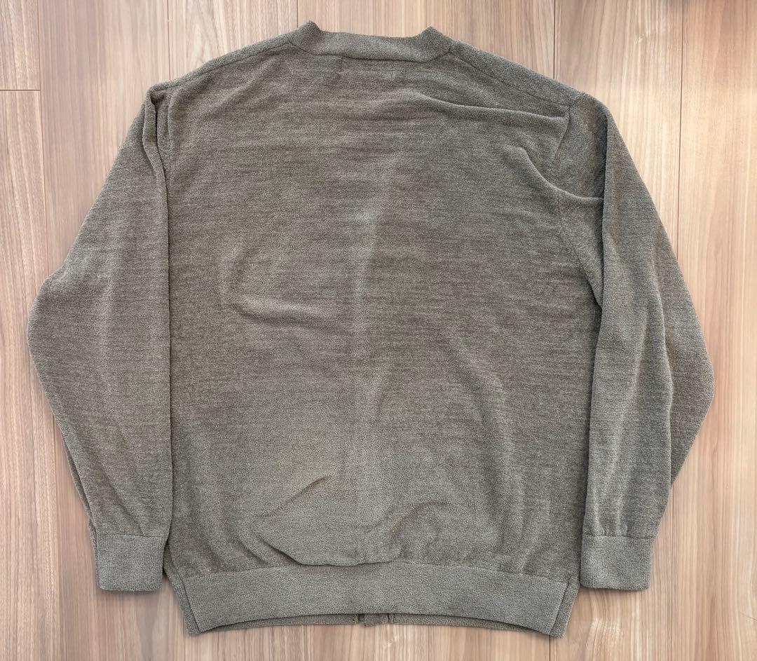 さ*ぶ様 8G SHOOT CHENILLE KNIT CARDIGAN -GR