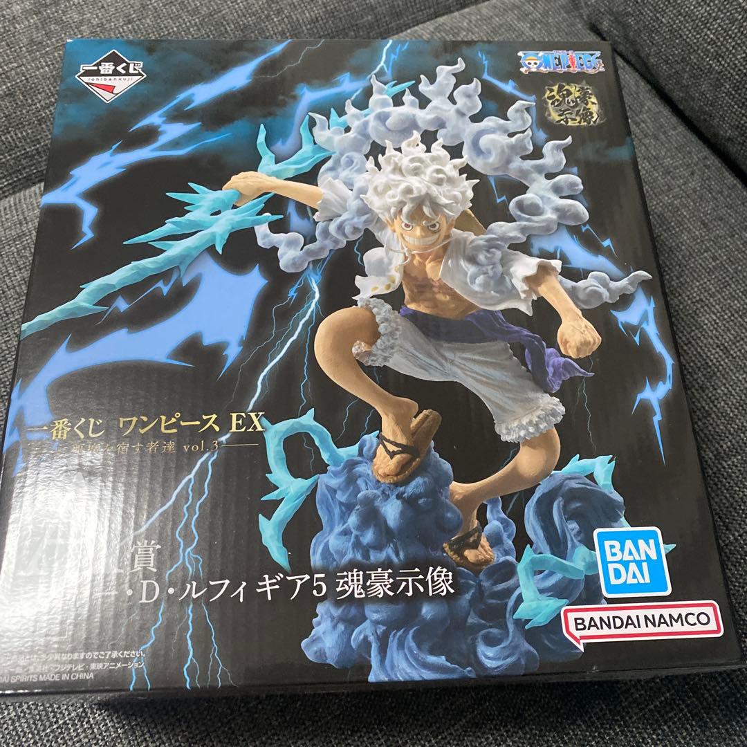 ワンピース一番くじ　A賞モンキー・D・ルフィ　ギア5 一番くじ ワンピース A賞 モンキー・D・ルフィ ギア5 魂豪示像 - メルカリ