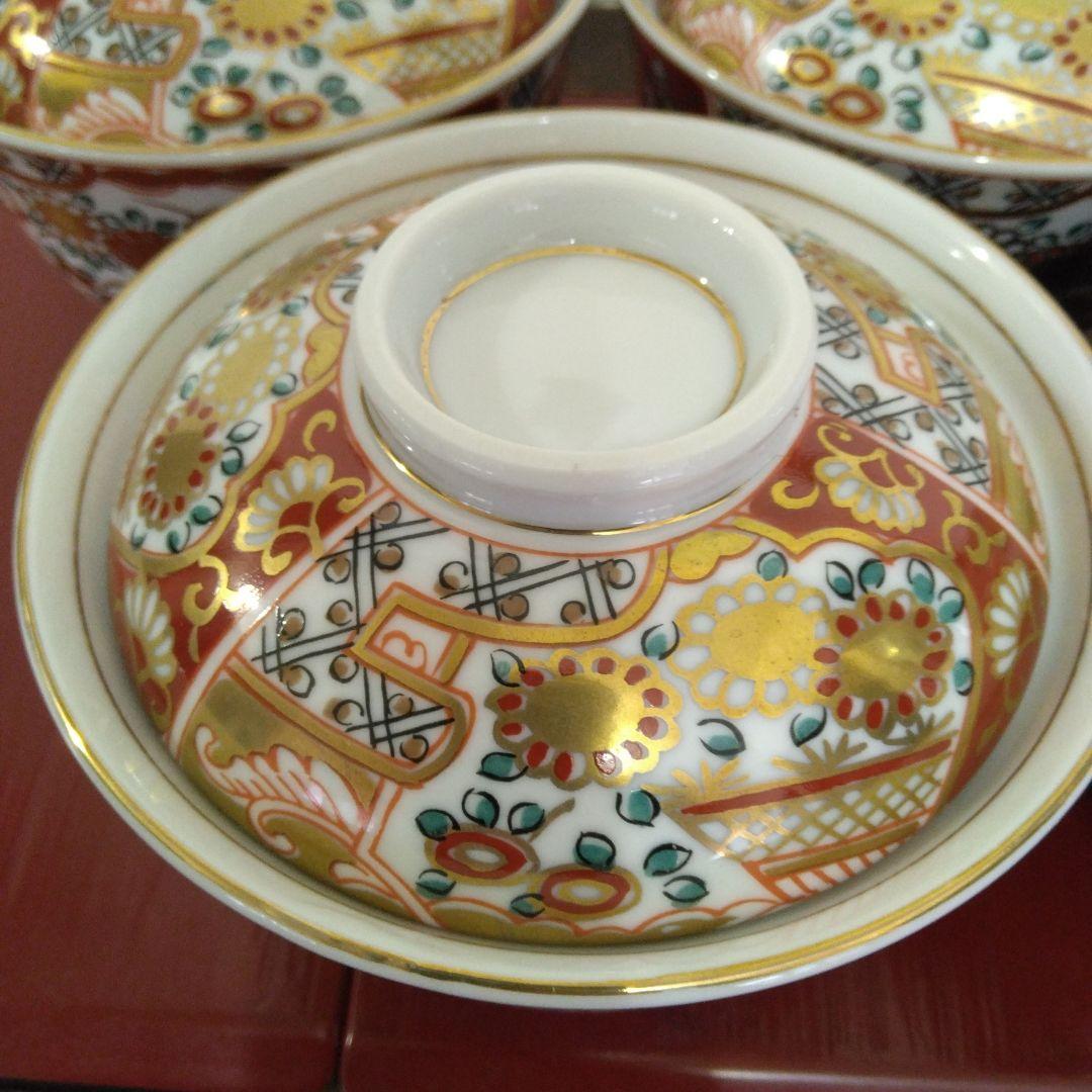 専用）有田焼 龍峰窯 味楽錦蓋物碗揃 金彩赤絵 5客 - メルカリ