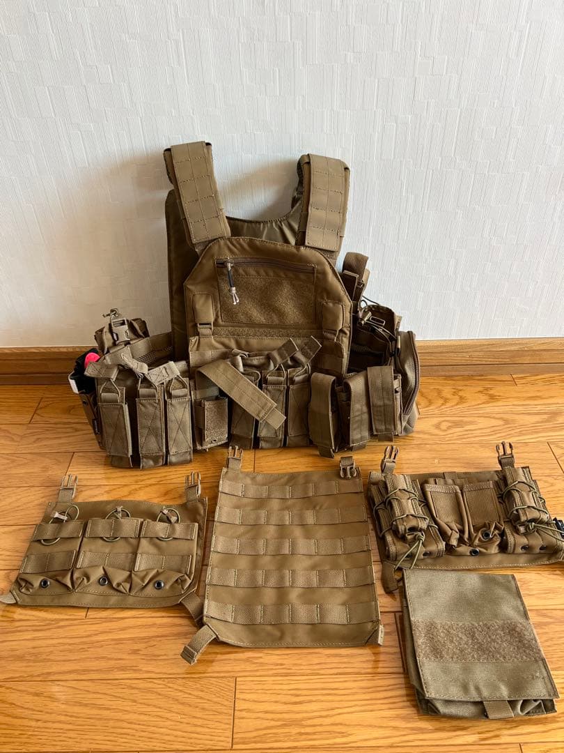 TMC 420 コヨーテブラウン　プレートキャリアセット TMC Crye Precisionタイプ JPC 2.0 プレートキャリア ダミープレート