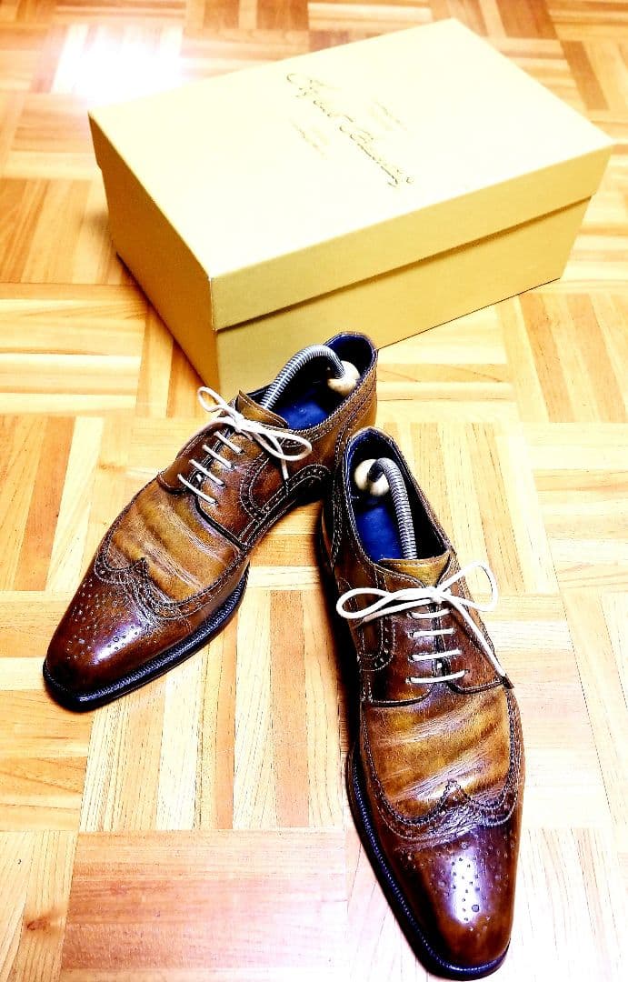 ブ*ン様 STEFANO BRANCHINI ウィングチップ パティーヌ 8 1 楽天市場】Stefano Branchini(ステファノブランキーニ)日本販売店