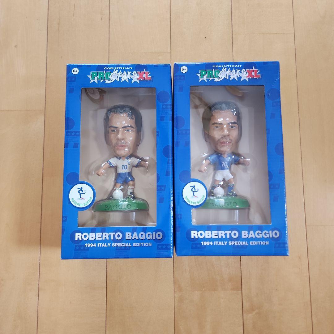 ミ*8様 コリンシアン　ロベルト・バッジョ イタリア代表 XL 2体セット イタリア代表 1998 アウェイ半袖 Old Legend Jersey 復刻版 #18 BAGGIO