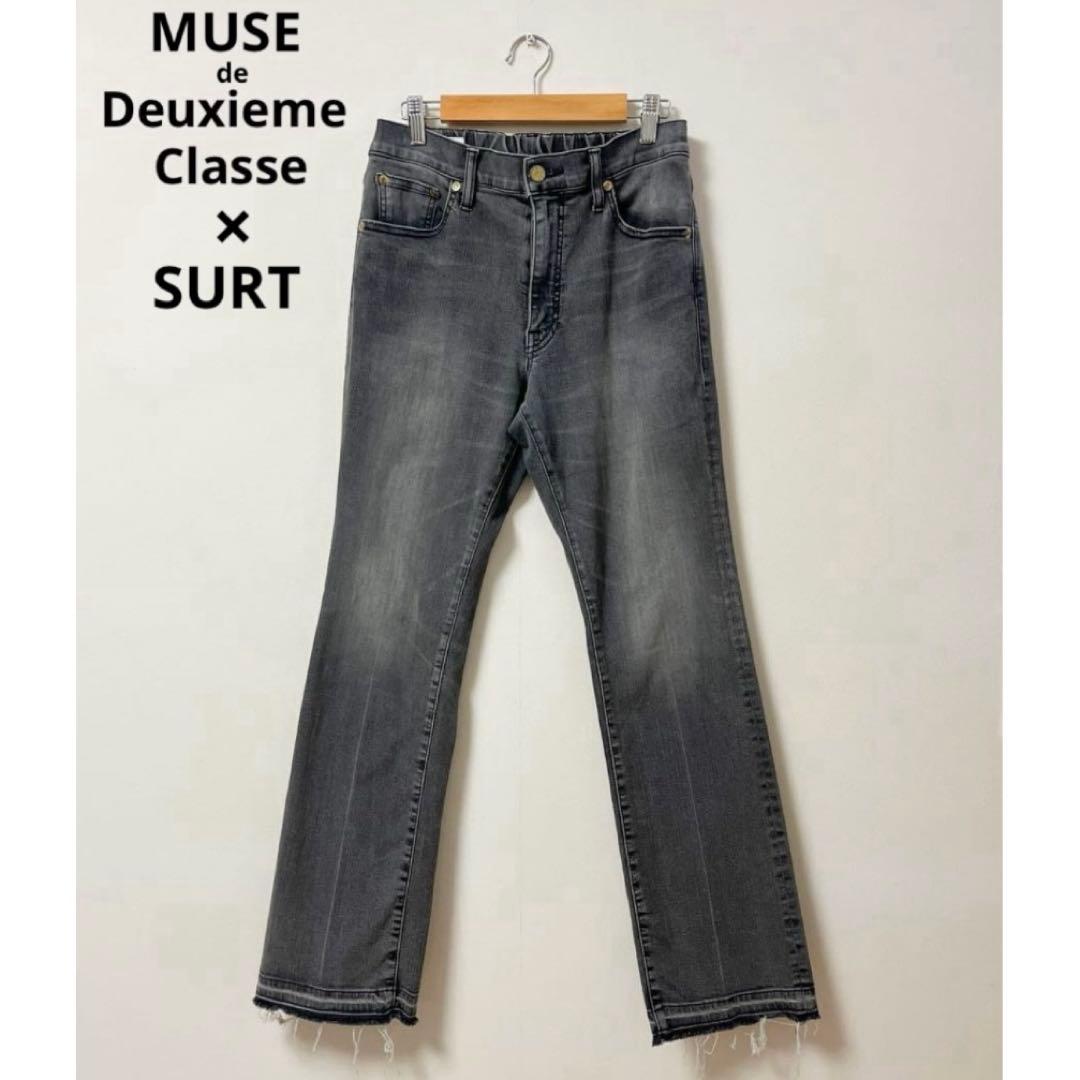 MUSE　デニム　レディース　S　カットオフ　SURT　ドゥーズィエムクラス MUSE デニム レディース S カットオフ SURT MUSE ドゥーズィエムクラス