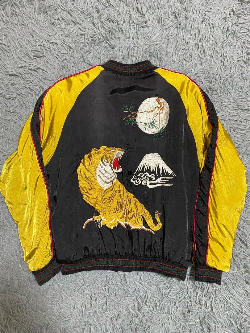クローズ　坊屋春道モデル　スカジャン クロップドヘッズ 虎 月 冨士 Mサイズ CROWS（クローズ） クローズ×WORST 坊屋春道 モデル 富士虎 × 般若
