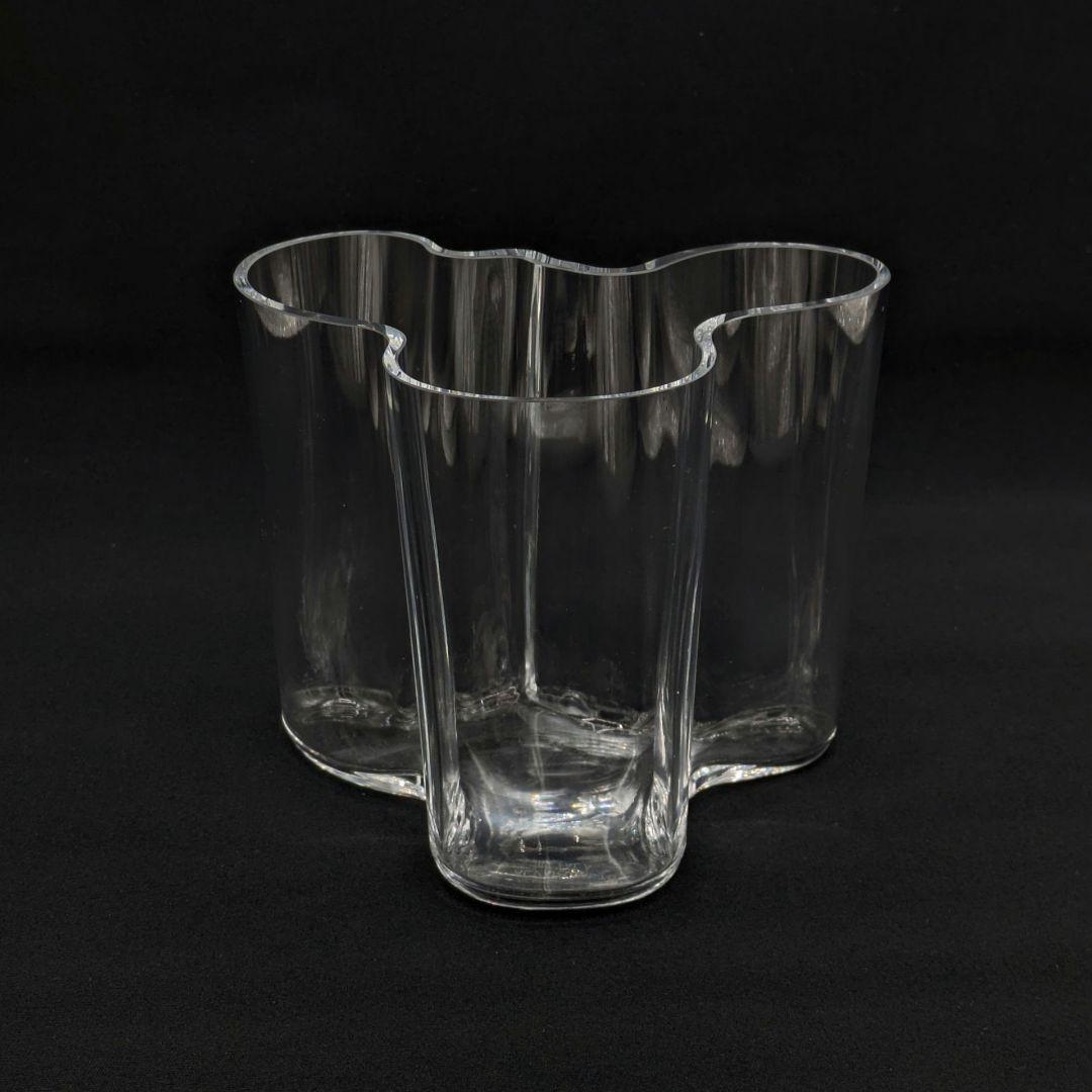 0604【美品】イッタラ アアルト コレクション ベース 120mm クリア iittala（イッタラ） アアルトベース 120mm アルヴァ アアルト iittala
