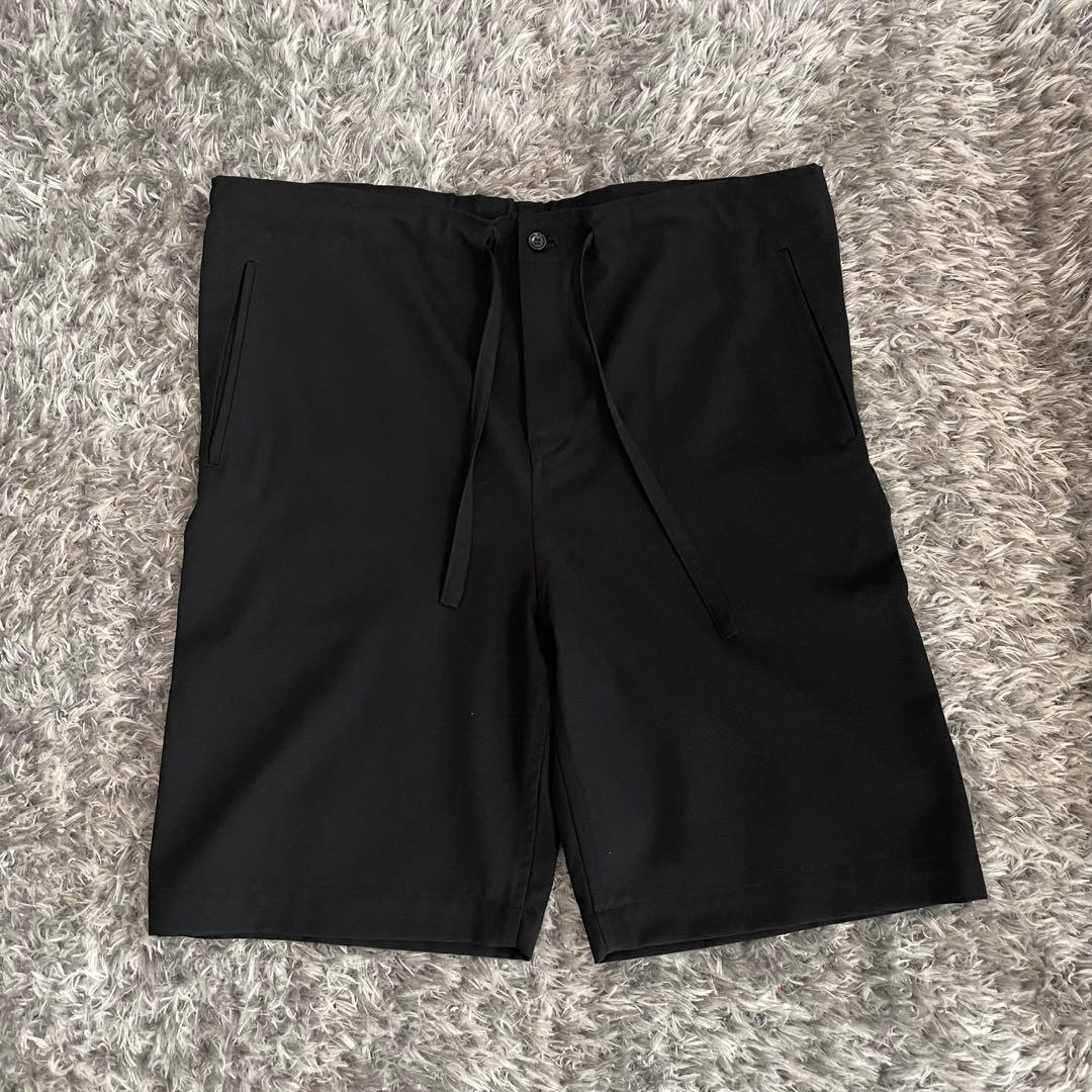 2019秋冬 ウールギャバジン ウエスト紐ショートパンツ PD-P050 韓国 ショートパンツ ハイウエスト ダブルギャザー カジュアル