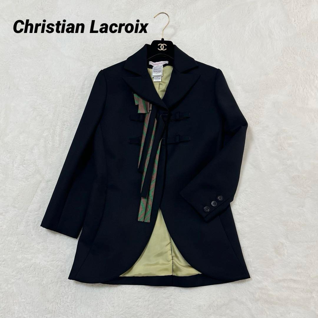フランス製 クリスチャンラクロワ テーラードジャケット ウール 裏地シルク 黒 楽天市場】極美品 SAINT LAURENT PARIS サンローランパリ 2021年製