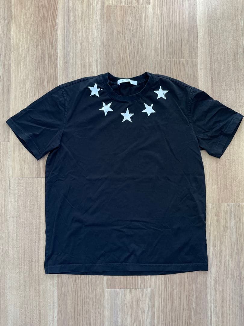 GIVENCHY ブラック 星柄 Tシャツ XXS GIVENCHY DISTRESSED VINTAGE STARS TEE BLACK SIZE XS | eBay