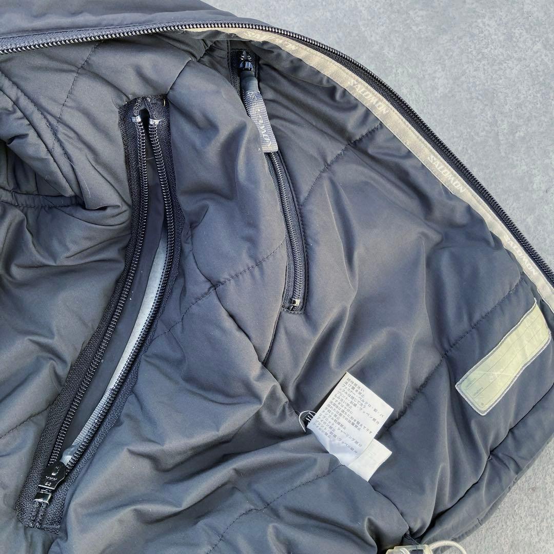 希少【Salomon サロモン】00s Y2K プリマロフト ブルゾン M 黒 - メルカリ