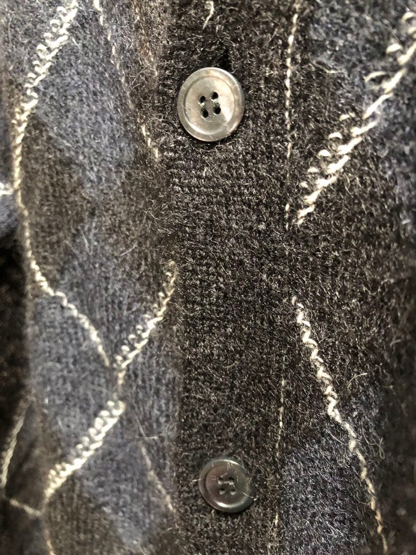 MARNI アーガイルカーディガン ブラックネイビー - メルカリ