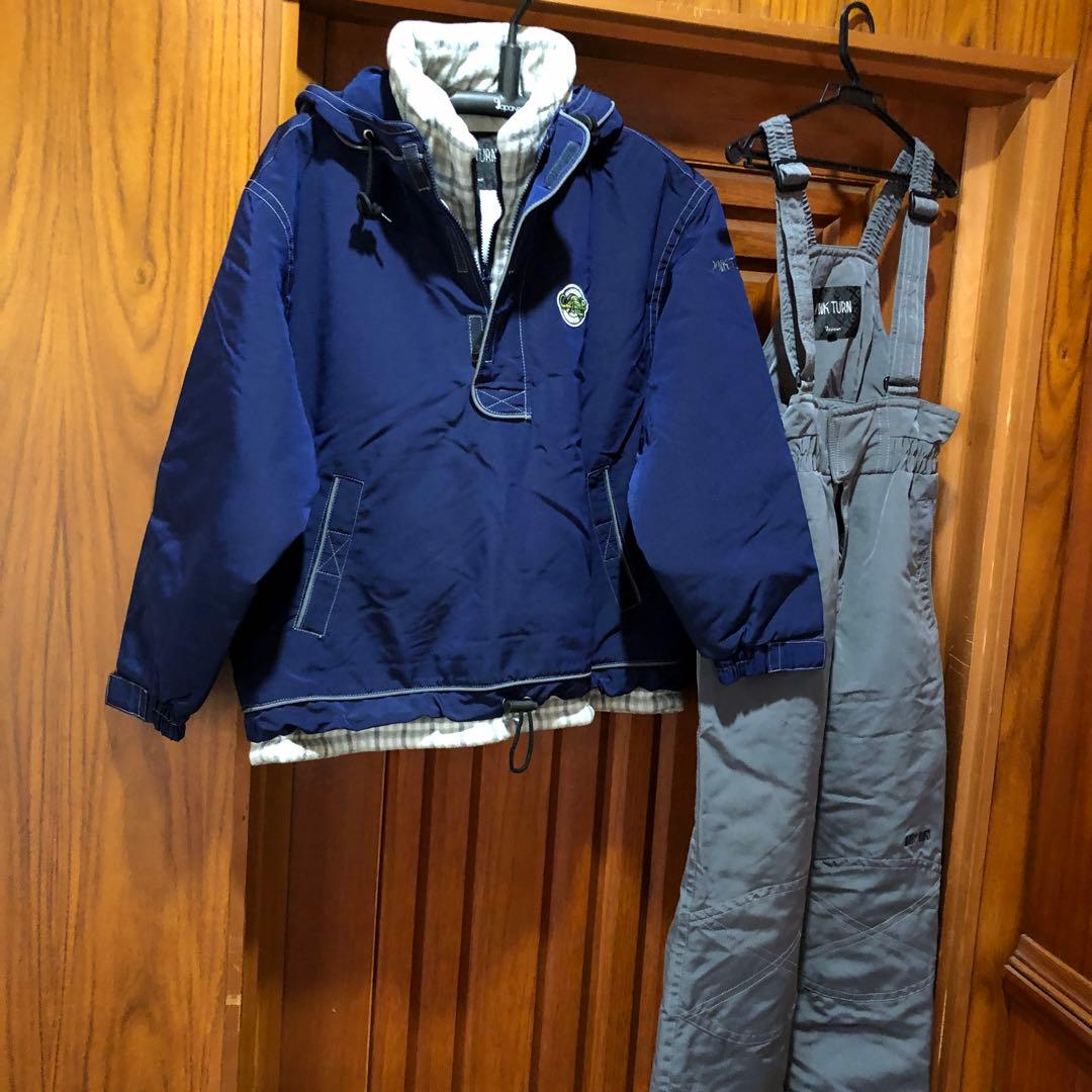 スキーウェア 上下セット　 Lサイズ　ネイビー 女性用 LEISURE SPORT スキーウェア スノーボードウェア レディース 上下