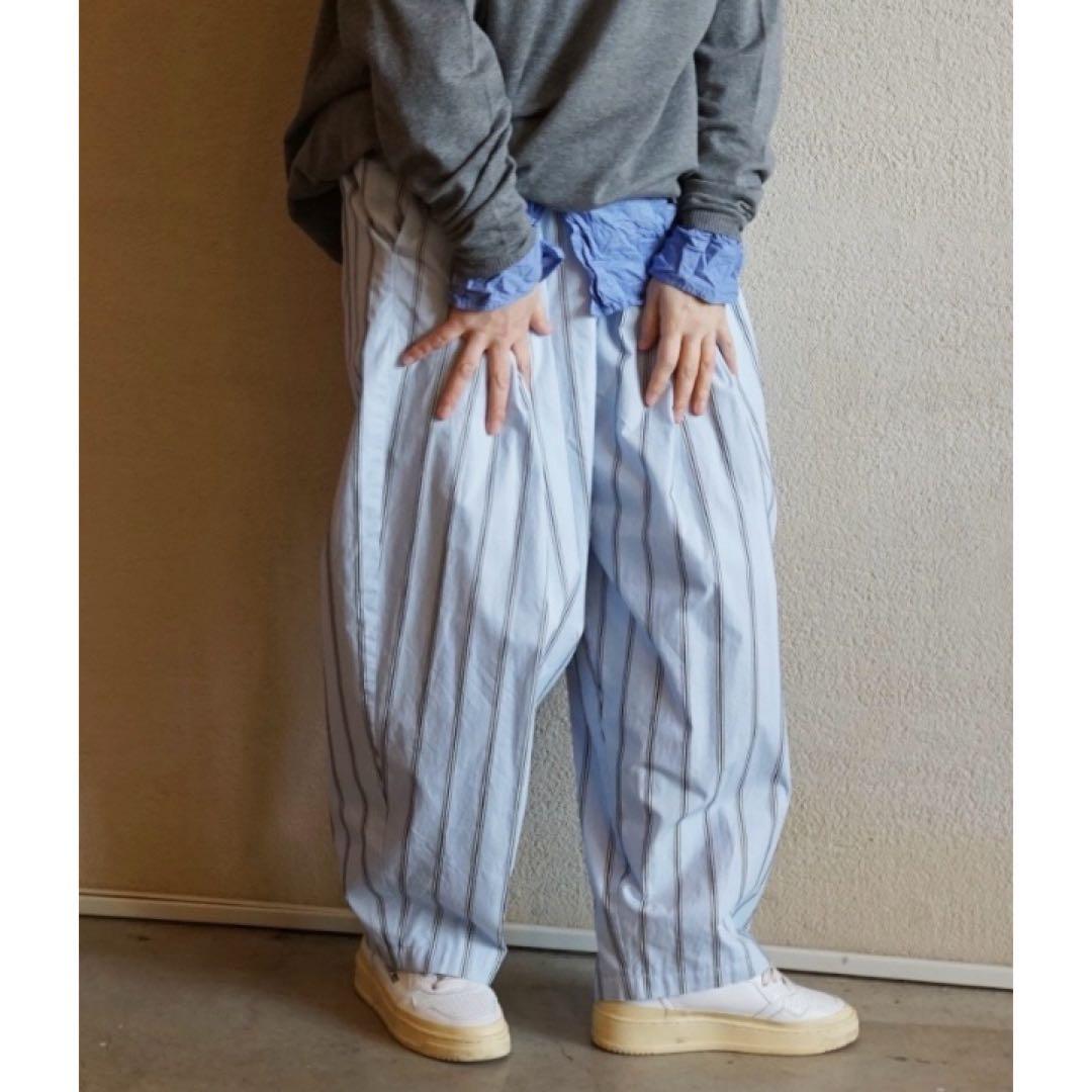 サテンストライプクルーイパンツ journal standard luxe サテンストライプクルーイパンツ journal standard luxe - メルカリ