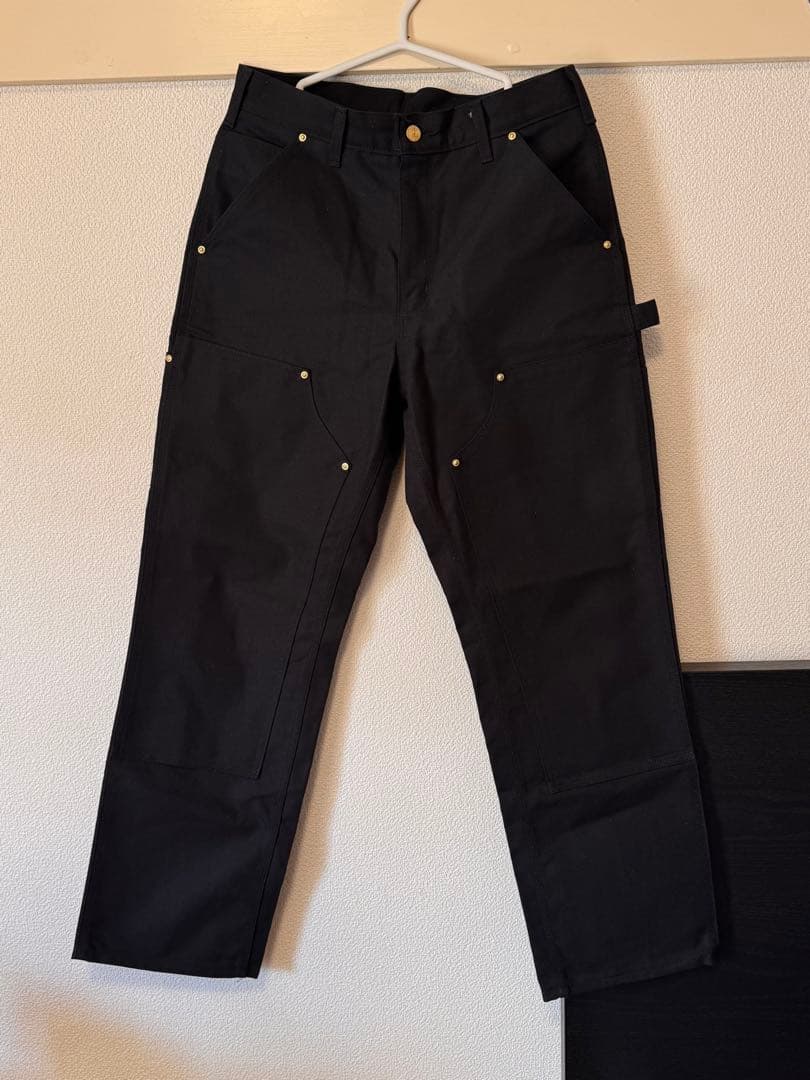 USA製　Carhartt B01-BLK ダブルニー 30x30 楽天市場】カーハート ダブルニーワークパンツ Carhartt B01