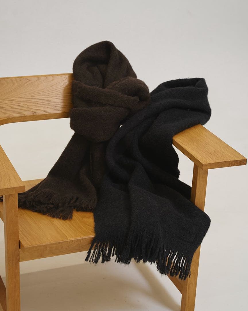 todayful　Brushed Volume Stole TODAYFUL（トゥデイフル）の「brushed volume stole（マフラー）」 - WEAR