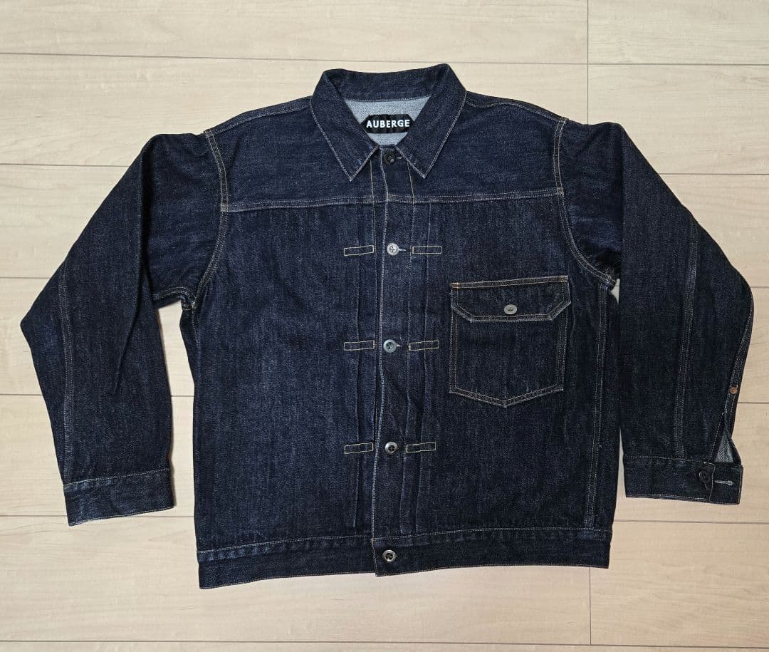 ＜AUBERGE（オーベルジュ）＞デニムジャケット　サイズ42 AUBERGE(オーベルジュ) デニムジャケット インディゴ サイズ 40