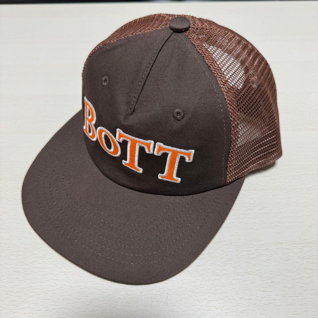BoTT OG Logo Mesh Back 5-Panel Cap ブラウン BoTT / ボット BANG LOGO MESH-BACK 5-PANEL CAP（キャップ）｜PULP