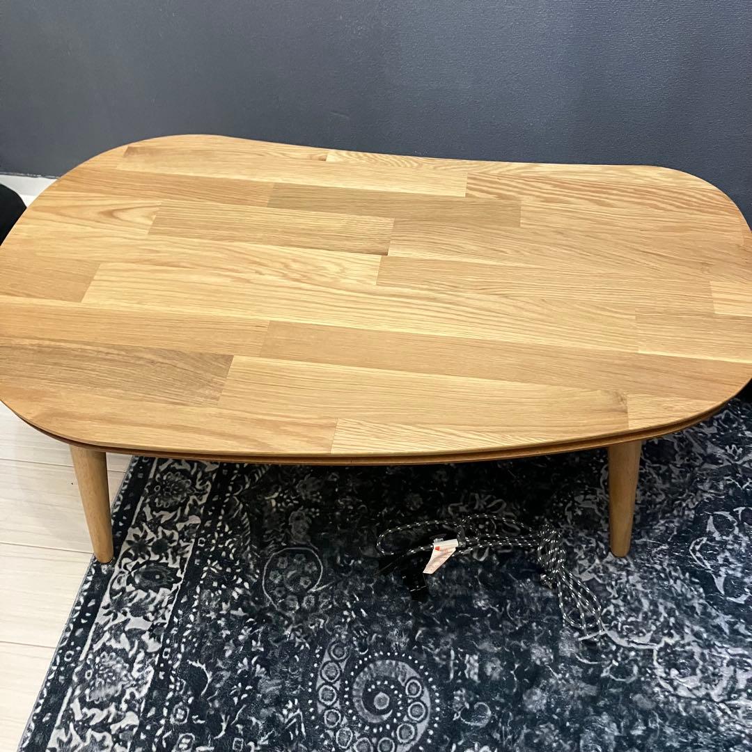 GK　コタツテーブル 楽天市場】昇降式ダイニングコタツ・こたつ長方形 120cm幅木製（オーク